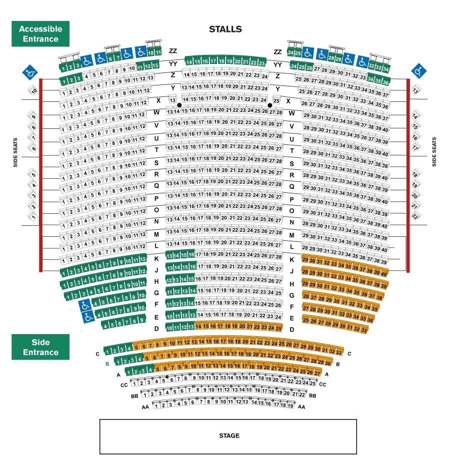 Accessible seating Mayflower