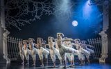 Matthew Ball 'The Swan' and ensemble, dancing at night