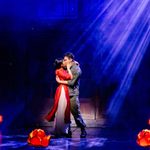 MISS SAIGON. Julianne Pundan (Kim), Jack Kane (Chris). Photo Danny Kaan.