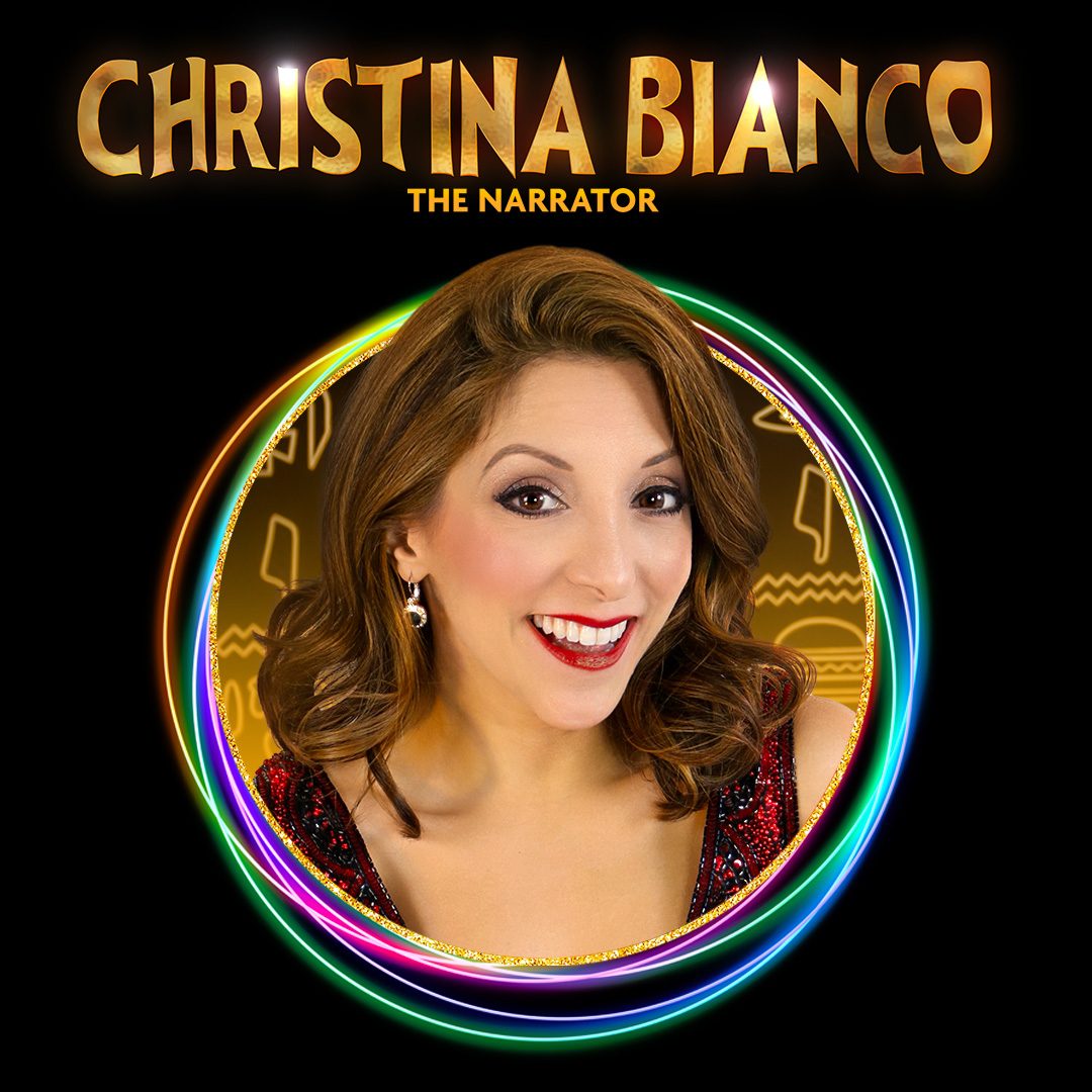 Christina Bianco Headshot. Long-haired brunette woman smiles at the camera