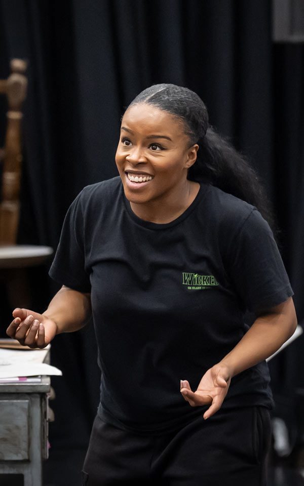 Leah Hill Choreographer Leah Hill in dress rehearsals