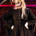 Harrie Hayes as Death in Horrible Histories - The Concert. Photo by Matt Crockett